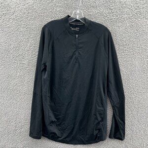 Under Armour 1/4 Zip Pullover Men Large Long Sleeve Heat Gear Fitted Long Sleeve